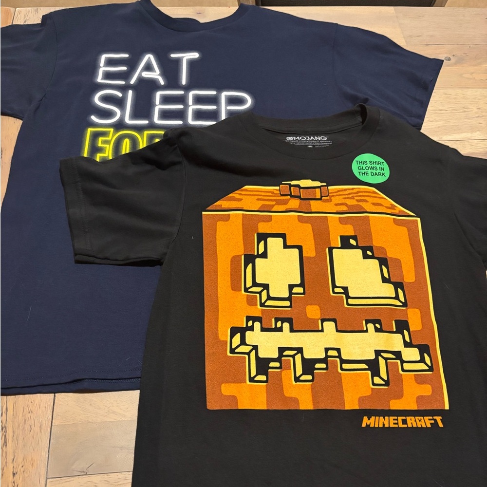 Minecraft Glow-in-the-Dark T-Shirt Bundle